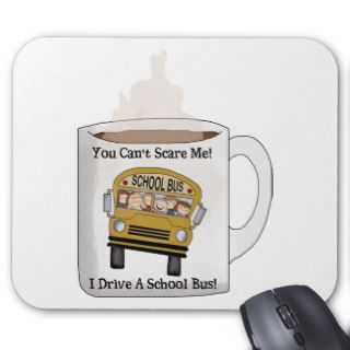 School bus driver mousepad