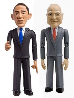 Barack Obama & John McCain 6 Inch Action Figures Set of 2 Toys & Games