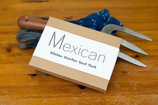 mexican kitchen garden seed pack by london herb garden