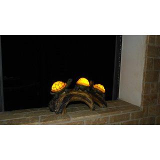 Moonrays 91515 Turtles on a Log Solar Powered Outdoor LED Light   Outdoor Figurine Lights  