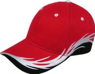 Casual Style Outdoor Headwear Flame Detail Sweat Proof Cap Baseball Hat Clothing