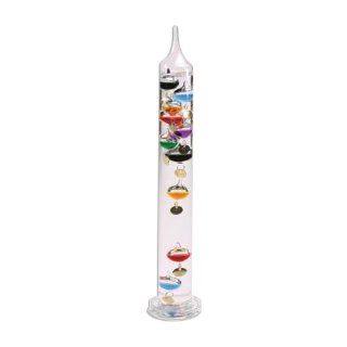 Multi Color Temperature Recording Glass Stand Up Galileo Thermometer 17" 10 Pcs   Outdoor Thermometers