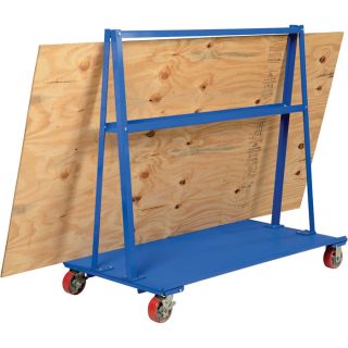 Vestil A-Frame Cart — 2000-Lb. Capacity, 60in.L x 30in.W, Model# AF-3060  Panel Carts