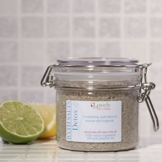 detox aromatherapy bath salts by aroma candles