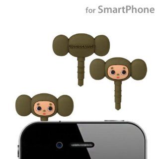 Cheburashka Rubber Earphone Jack Accessory Cell Phones & Accessories