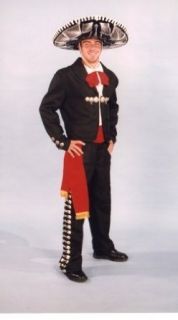Alexanders Costumes 18 343 Mariachi With Conchos Costume  Mens Size 42 Clothing