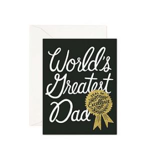 world's greatest dad card by little baby company