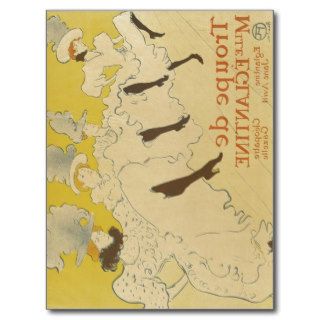 Toulouse Lautrec, Henri de Troupe de Mlle Eleganti Post Cards