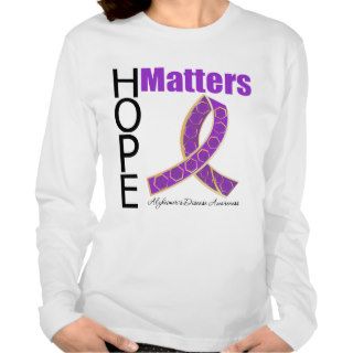 Hope Matters Alzheimers Disease Tshirt