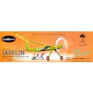 Guillow's Javelin Rubber Powered Endurance Flyer Model Kit Toys & Games