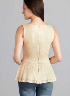 Romeo & Juliet Couture Faux Leather Back Zip Cut Out Peplum Romeo & Juliet Long Sleeve Shirts