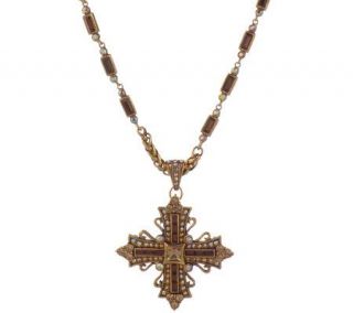 Jacqueline Kennedy Reproduction Maltese Cross Pendant w/Chain —