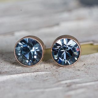 millie crystal stud earrings by anusha