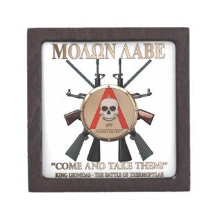 Molon Labe   Spartan Shield Premium Jewelry Boxes