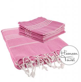 classic tablecloth set by the hamam towel company
