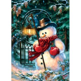 Dona Gelsinger Enchanted Christmas Snowman 500 Piece Jigsaw Puzzle