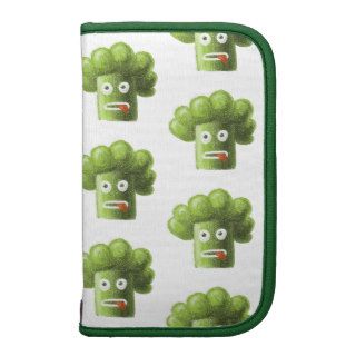 Funny Cartoon Broccoli Vegetarian Pattern Organizer