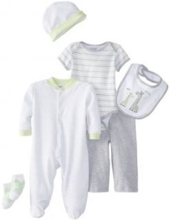 kyle & deena Baby Boys Newborn 6 Piece Layette Set On Hanger Clothing