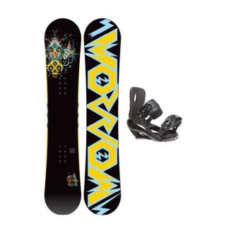 Morrow Truth Snowboard 158 w/ Sapient Wisdom Snowboard Bindings board binding package 1425
