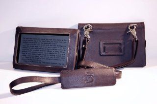 Kindle Fire   Black Leather Carrying Case wt Removable Strap Computers & Accessories