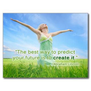 "Create Your Future" Postcard