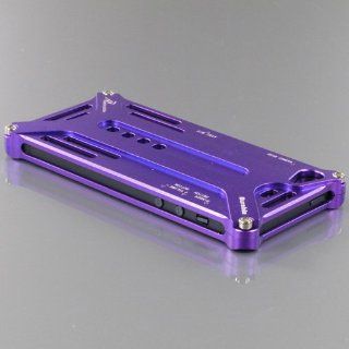 ZuGadgets Purple iPhone 5 5G Frog Design Aluminum Metal Protective Skin Case Cover Shell(4254 1) Cell Phones & Accessories