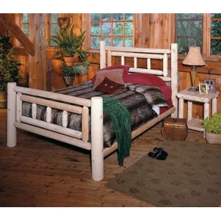 Rustic Cedar Deluxe Log Slat Bedroom Collection