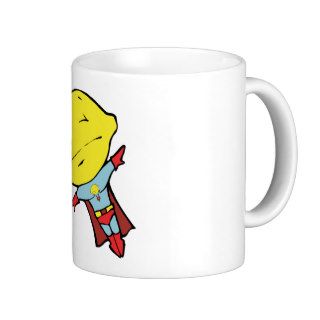 Lemon Superhero   Fruit Food Super Hero Coffee Mug