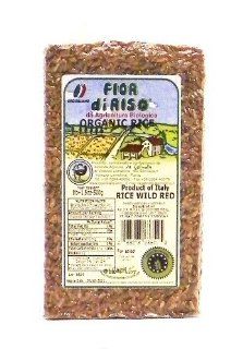Fior di Riso Organic Wild Red Rice, 16 oz  Dried Grains And Rice  Grocery & Gourmet Food
