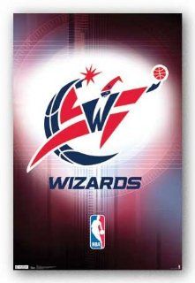 NBA Washington Wizards 22'' x 34'' Logo Poster  Sports & Outdoors