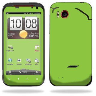 Protective Vinyl Skin Decal Cover for HTC Rezound 4G LTE Verizon Cell Phone Sticker Skins Glossy Green Cell Phones & Accessories