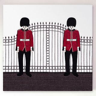 london guards canvas by jenny arnott cards & gifts