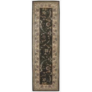 Nourison Hand tufted Versailles Palace Olive Rug (2' 3 x 8') Runner Nourison Runner Rugs