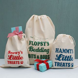 personalised animal gift and storage bag by sparks clothing