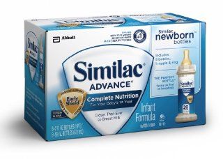 Similac Advance Newborn, Ready to Feed, 2 Fluid Ounces (Pack of 48) (Packaging May Vary) Health & Personal Care