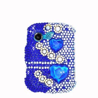 Eagle Cell PDLGMN240L351 RingBling Brilliant Diamond Case for LG Remarq/Imprint N240   Retail Packaging   Pearl Blue Cell Phones & Accessories
