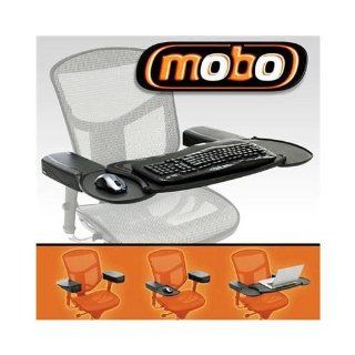 Mobo Chair Mount Ergo MECS BLK 001 Keyboard/Mouse Tray System 