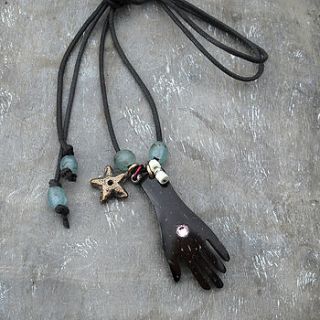 good wishes talisman necklace by beaucoco