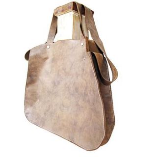 handmade natural leather bag by cutme