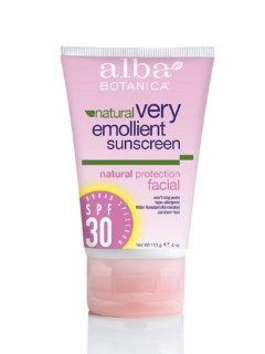 Alba Botanica Mineral Sunscreen Facial SPF30 4 oz  Sunscreens  Beauty
