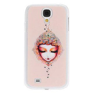 Rayshop   Sleeping Girl Pattern Hard Case with Rhinestone for Samsung Galaxy S4 I9500 Cell Phones & Accessories