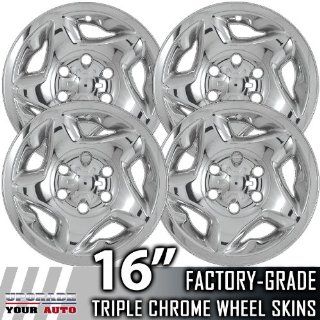 01 04 TOYOTA TACOMA 16" Chrome Wheel Skin Covers Automotive