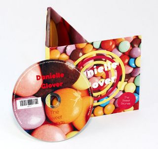 personalised sweets cd by mixpixie