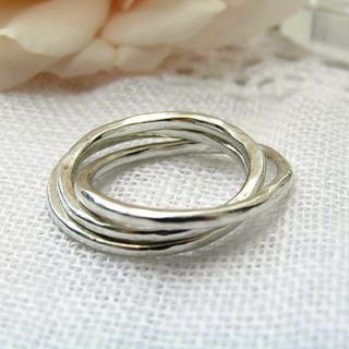 dappled silver ring by anna k baldwin