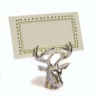 four reindeer place card holders by vivi celebrations
