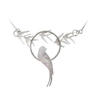 swallow necklace by emma ginnever jewellery