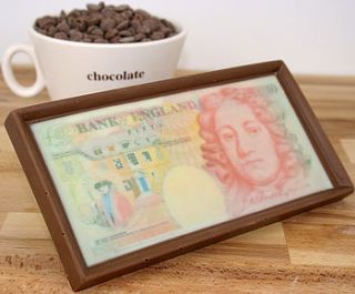 yummy money chocolate gift box by unique chocolate