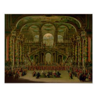 A Dance in a Baroque Rococo Palace Print