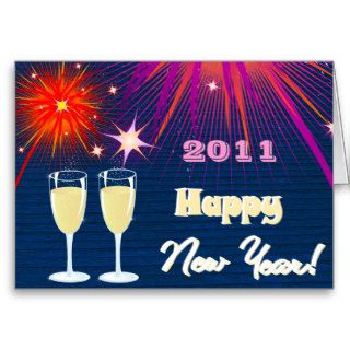 Happy New Year, 2011 Greeting Card