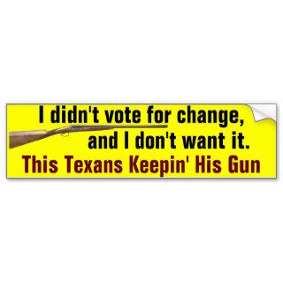 Texan Bumper Stickers